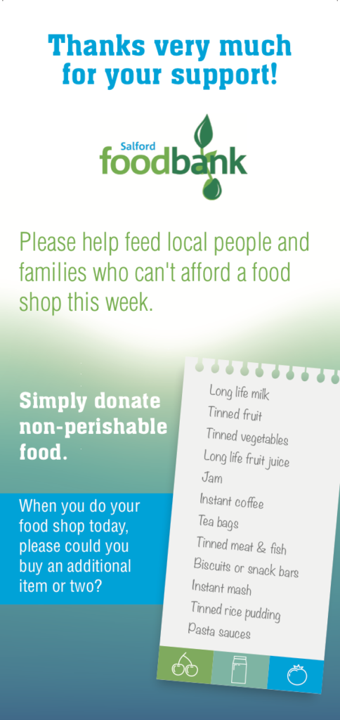 Donate food | Salford Foodbank